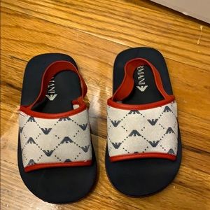 armani baby sandals